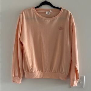 Roxy Peach Long Sleeve Sweatshirt